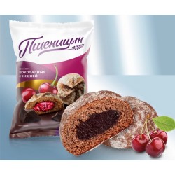 Пряники шоколадные с вишней, 400г